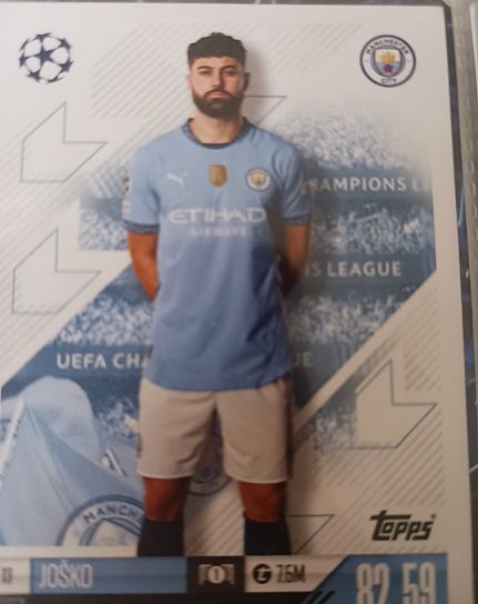 2024-25 Topps Match Attax UEFA Champions League #13 Josko Gvardiol — front