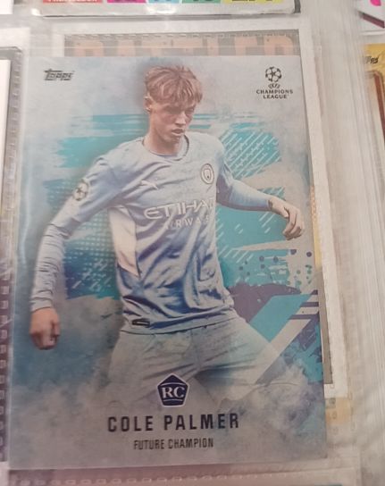 2021-22 Topps UEFA Champions League #80 Cole Palmer Rookie Card — front