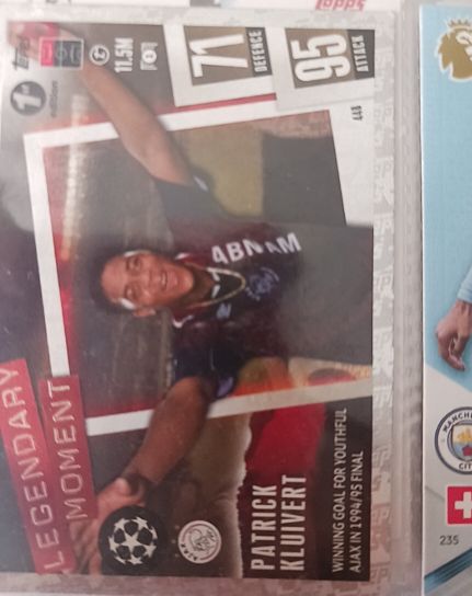 2020-21 Topps Match Attax #441 Patrick Kluivert Legendary Moment — front