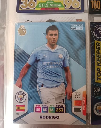 2020 Panini Plus #240 Rodrigo — front
