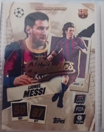 2025 Topps Match Attax Champions League #3 Lionel Messi — front