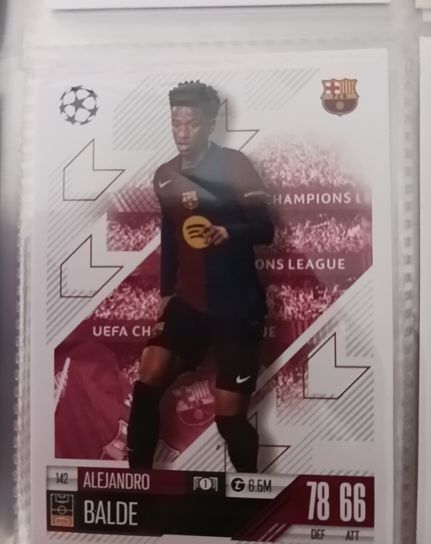 2024 Topps Match Attax UEFA Champions League #142 Alejandro Balde — front