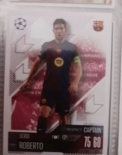 2024-25 Topps Match Attax UEFA Club Competitions #143 Sergi Roberto — front