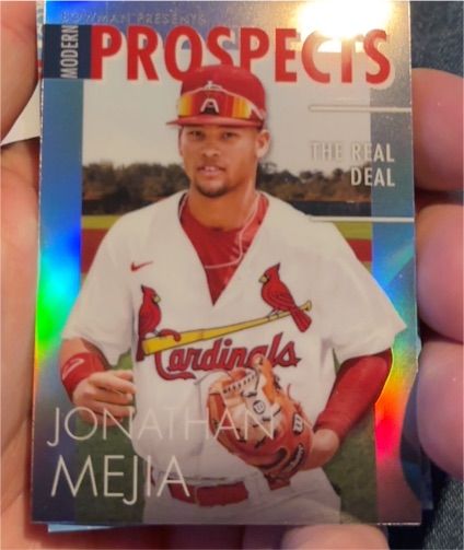 2023 Bowman Chrome Modern Prospects #MP-16 Jonathan Mejia — front