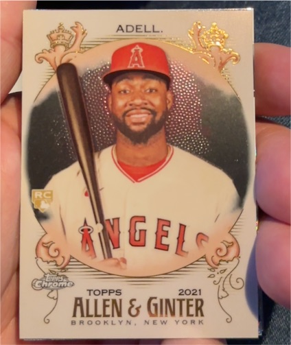 2021 Topps Allen & Ginter Chrome #142 Jo Adell — front