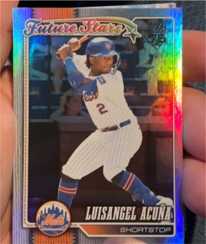2026 Topps #275 Luisangel Acuña Future Stars — front