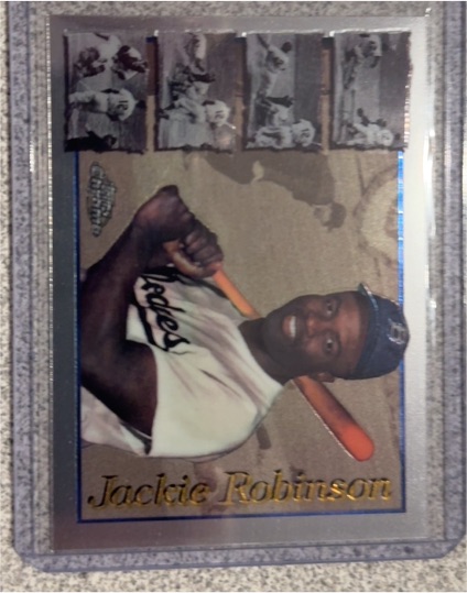 1997 Topps Chrome #42 Jackie Robinson — front