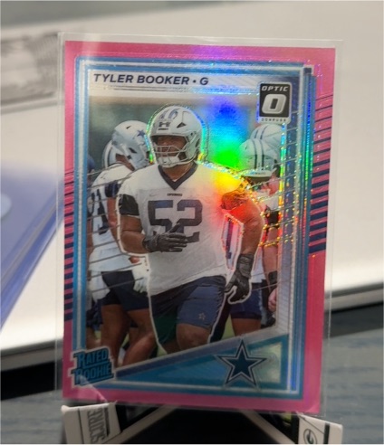 2025 Donruss Optic #354 Tyler Booker Rated Rookie Pink Prizm — front