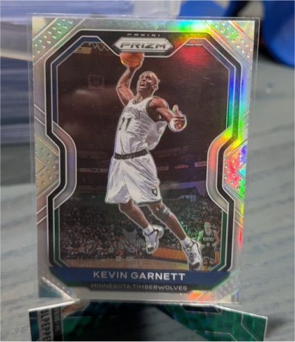 2020-21 Panini Prizm #187 Kevin Garnett Silver Prizm Minnesota Timberwolves — front