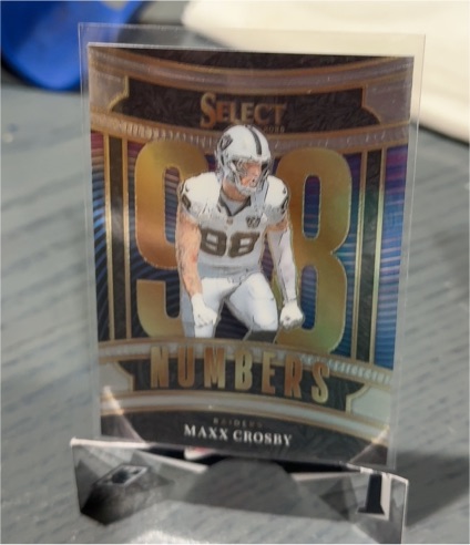 2025 Panini Select #11 Maxx Crosby Select Numbers — front