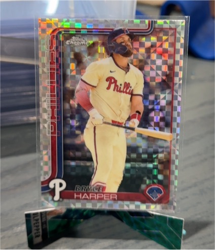 2025 Topps Chrome #150 Bryce Harper — front