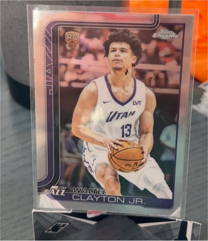 2025 Topps Chrome #268 Walter Clayton Jr. — front