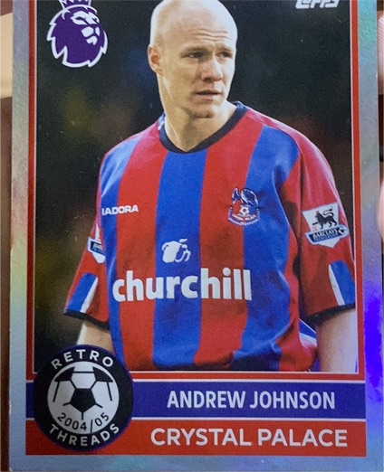 2025-26 Topps Premier League Retro Threads #388 Andrew Johnson — front