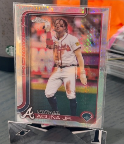 2025 Topps Chrome #257 Ronald Acuna Jr. — front