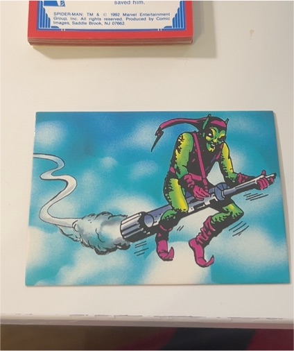 1992 Comic Images Spider-Man II 30th Anniversary #34 Green Goblin — front