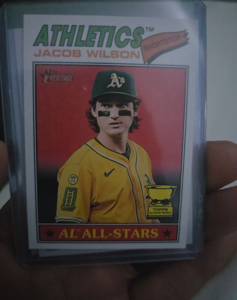 2024 Topps Heritage #17 Jacob Wilson — front