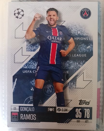 2024-25 Topps UEFA Club Competitions #31 Gonçalo Ramos — front