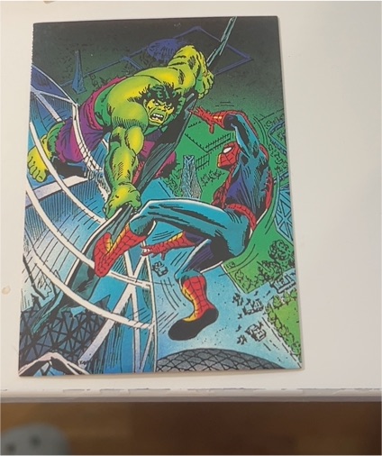 1992 Comic Images Spider-Man II 30th Anniversary #37 The Hulk — front