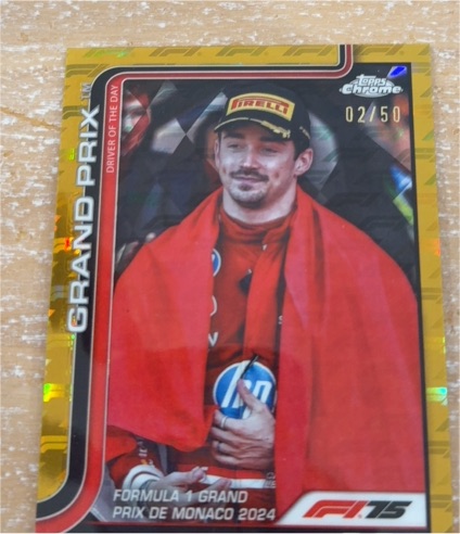 2025 Topps Chrome Formula 1 F1 Driver of the Day #02/50 — front