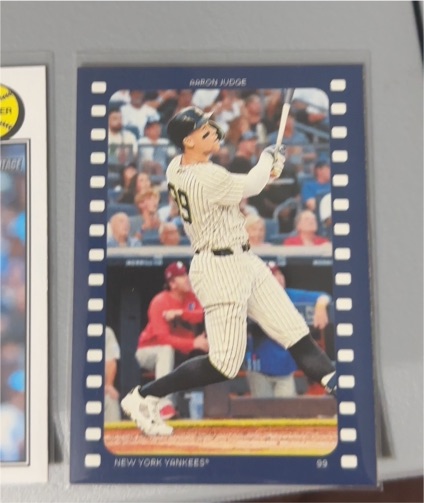 2026 Topps Heritage Ready and Action #99 Aaron Judge — front