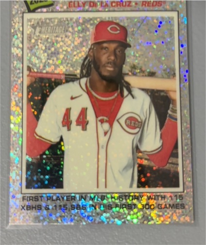 2026 Topps Heritage #233 Elly De La Cruz — front