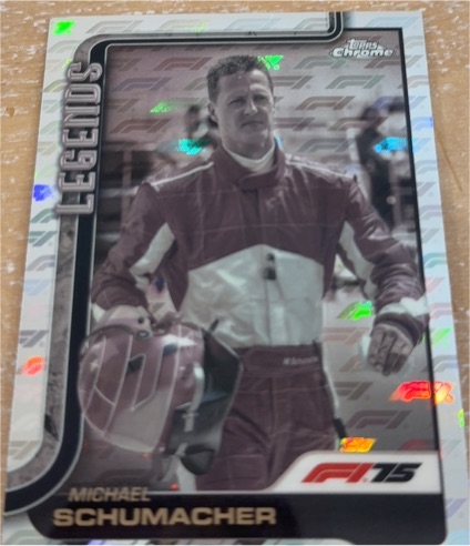 2025 Topps Chrome Formula 1 #158 Michael Schumacher — front