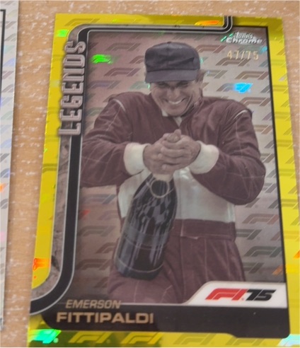 2025 Topps Chrome Formula 1 #152 Emerson Fittipaldi — front