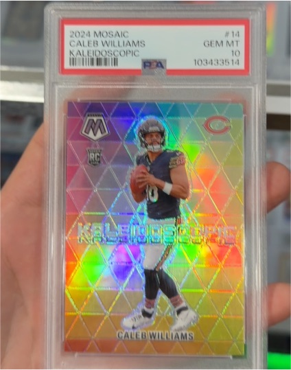2024 Panini Mosaic #14 Caleb Williams Kaleidoscopic Rookie Card — front