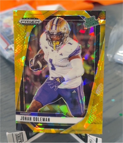 2025 Panini Prizm Draft Picks #169 Jonah Coleman — front