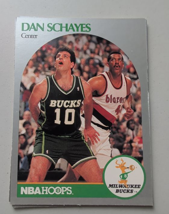 1990 NBA Hoops #418 Dan Schayes — front