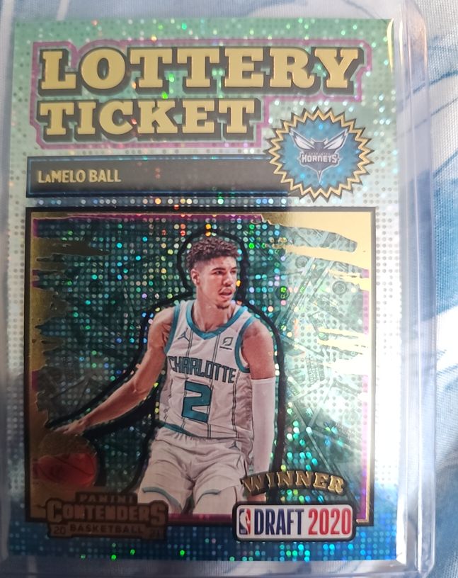2020-21 Panini Contenders #4 LaMelo Ball Lottery Ticket — front