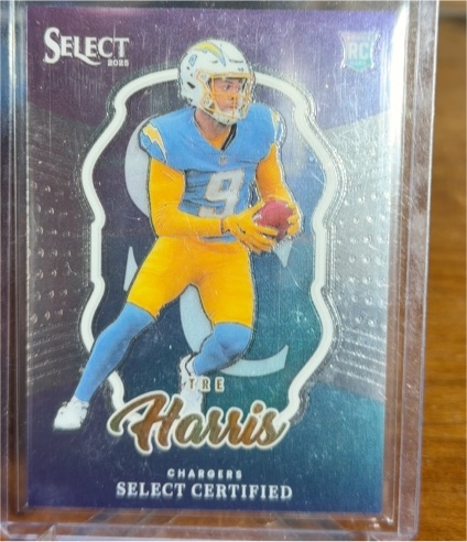 2025 Panini Select #23 Tre Harris Select Certified Rookies — front