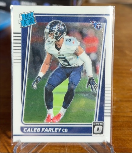 2021 Panini Donruss Optic #249 Caleb Farley — front