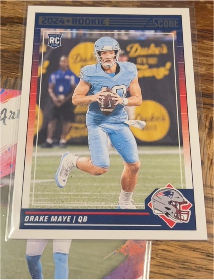 2024 Score #303 Drake Maye Rookie — front