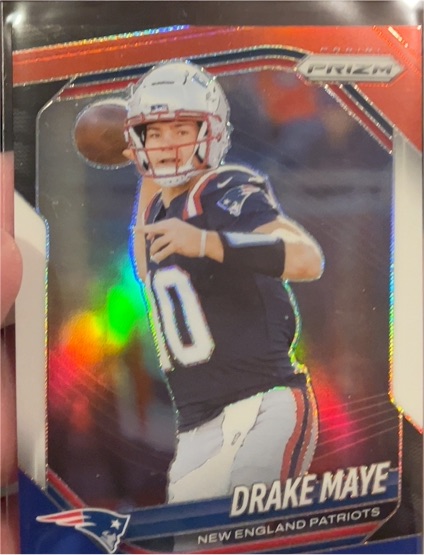 2025 Panini Prizm #165 Drake Maye — front