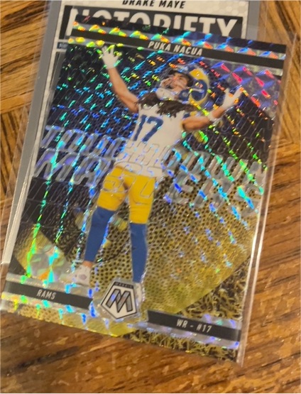 2025 Panini Mosaic Touchdown Masters #12 Puka Nacua — front