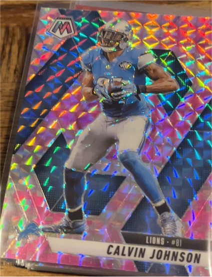 2025 Panini Mosaic #90 Calvin Johnson — front