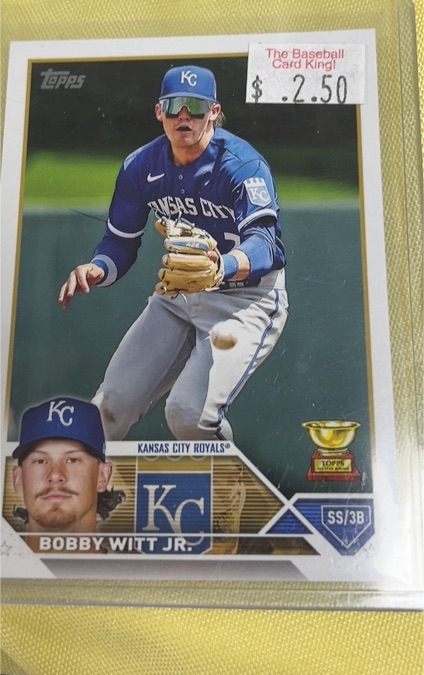 2023 Topps Series 1 #7 Bobby Witt Jr. — front