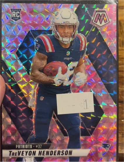 2025 Panini Mosaic #325 Treveyon Henderson — front