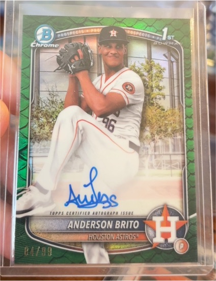2025 Bowman Chrome #BCP-98 Anderson Brito — front