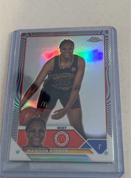 2023 Topps Chrome McDonald's All American #87 Madison Booker — front