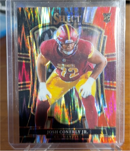 2025 Panini Select #187 Josh Conerly Jr. — front