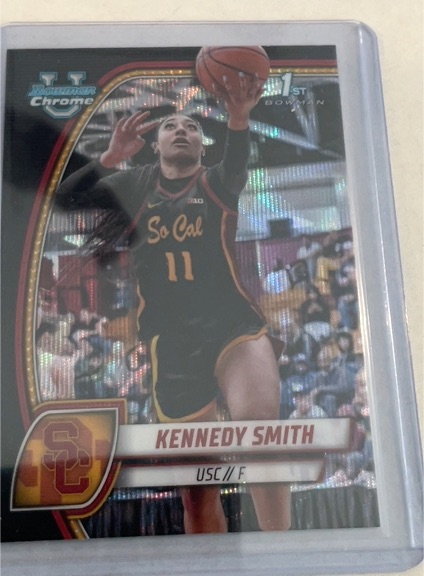 2024-25 Bowman University Chrome #44 Kennedy Smith — front