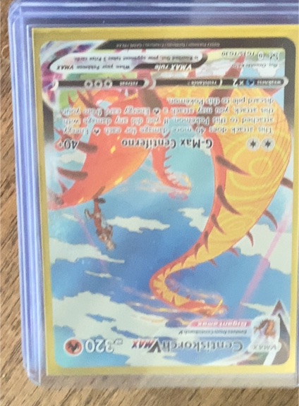 2022 Pokémon TCG Centiskorch VMAX #034 — front