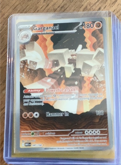 2023 Pokémon TCG ME01: Mega Evolution #147 Garganacl — front
