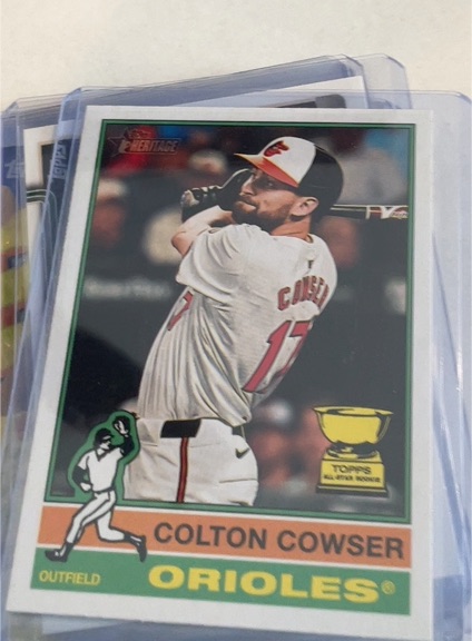 2025 Topps Heritage #245 Colton Cowser — front