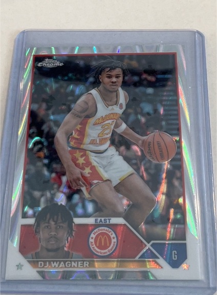 2023 Topps Chrome McDonald's All American #11 DJ Wagner — front