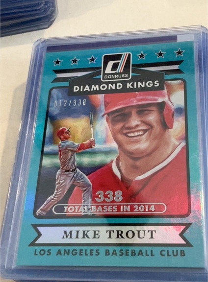 2015 Donruss Diamond Kings #13 Mike Trout — front