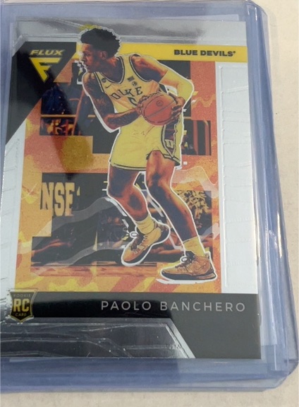 2022-23 Panini Chronicles Draft Picks Flux #3 Paolo Banchero Rookie — front