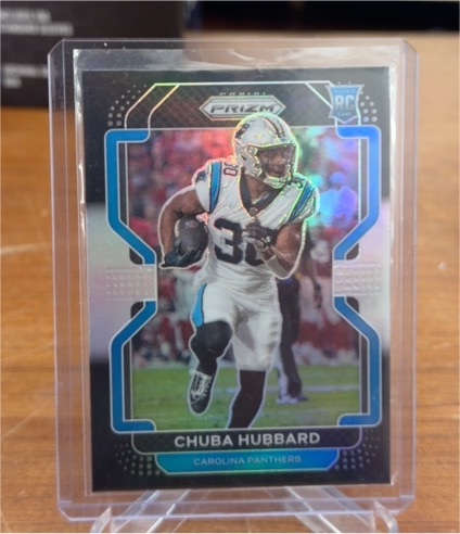 2021 Panini Prizm #355 Chuba Hubbard — front